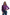 Purple Polyester Satin Blouse