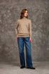 Women Regular Fit Pullover Brown