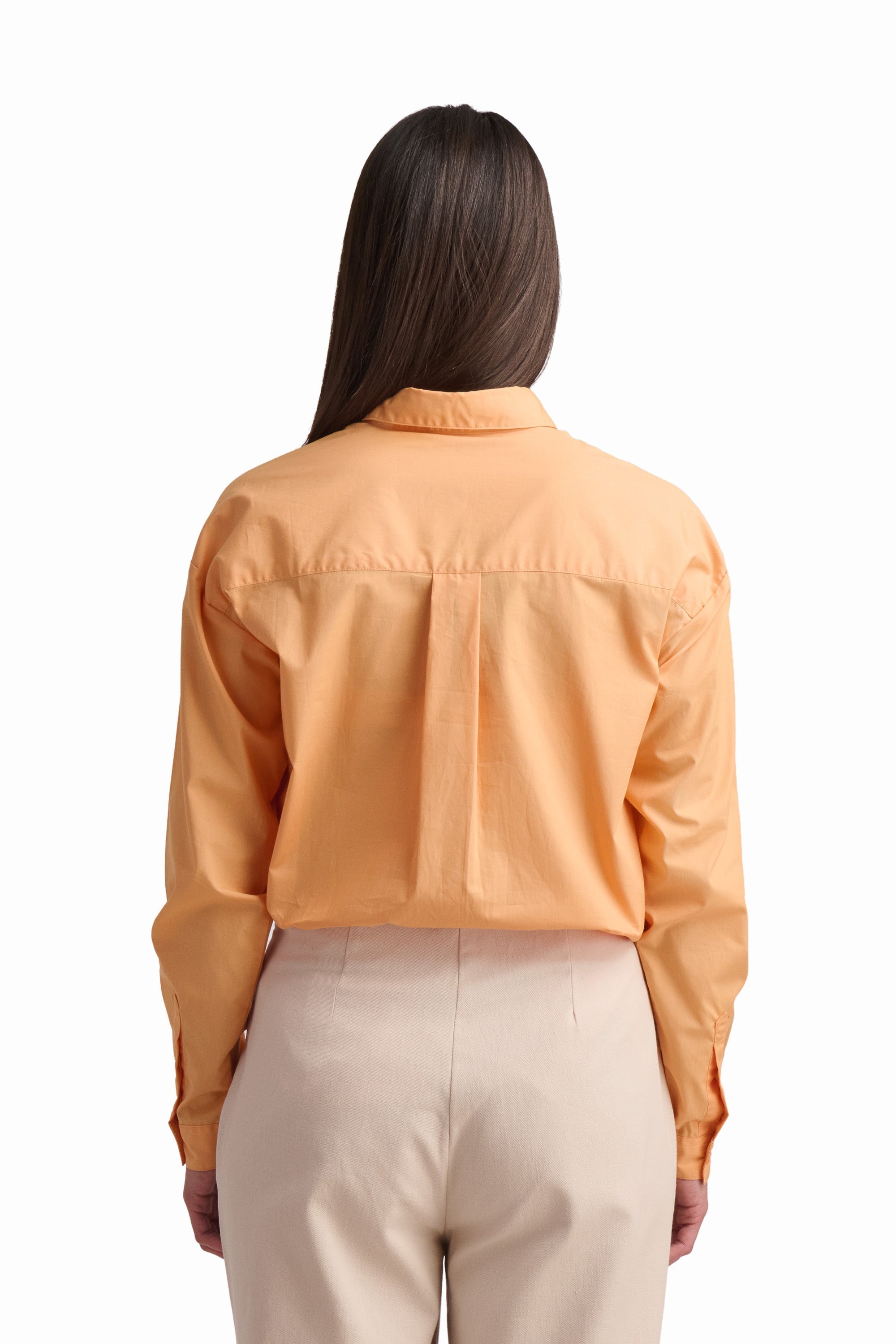 Peach Cotton Classic Shirt