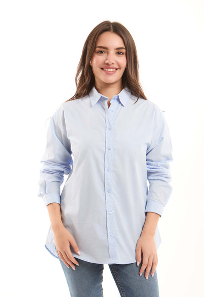White Cotton Buttoned Shirt