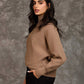 Women Regular Fit Pullover Brown