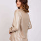 Women Regular Fit Blouse Gold