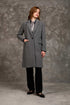 Women Regular Fit Coat Grey