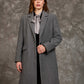 Women Regular Fit Coat Grey