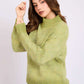 Women Regular Fit Pullover Green
