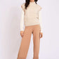 Women Regular Fit Pants Brown