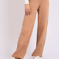 Women Regular Fit Pants Brown