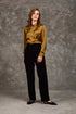 Women Regular Fit Blouse Brown