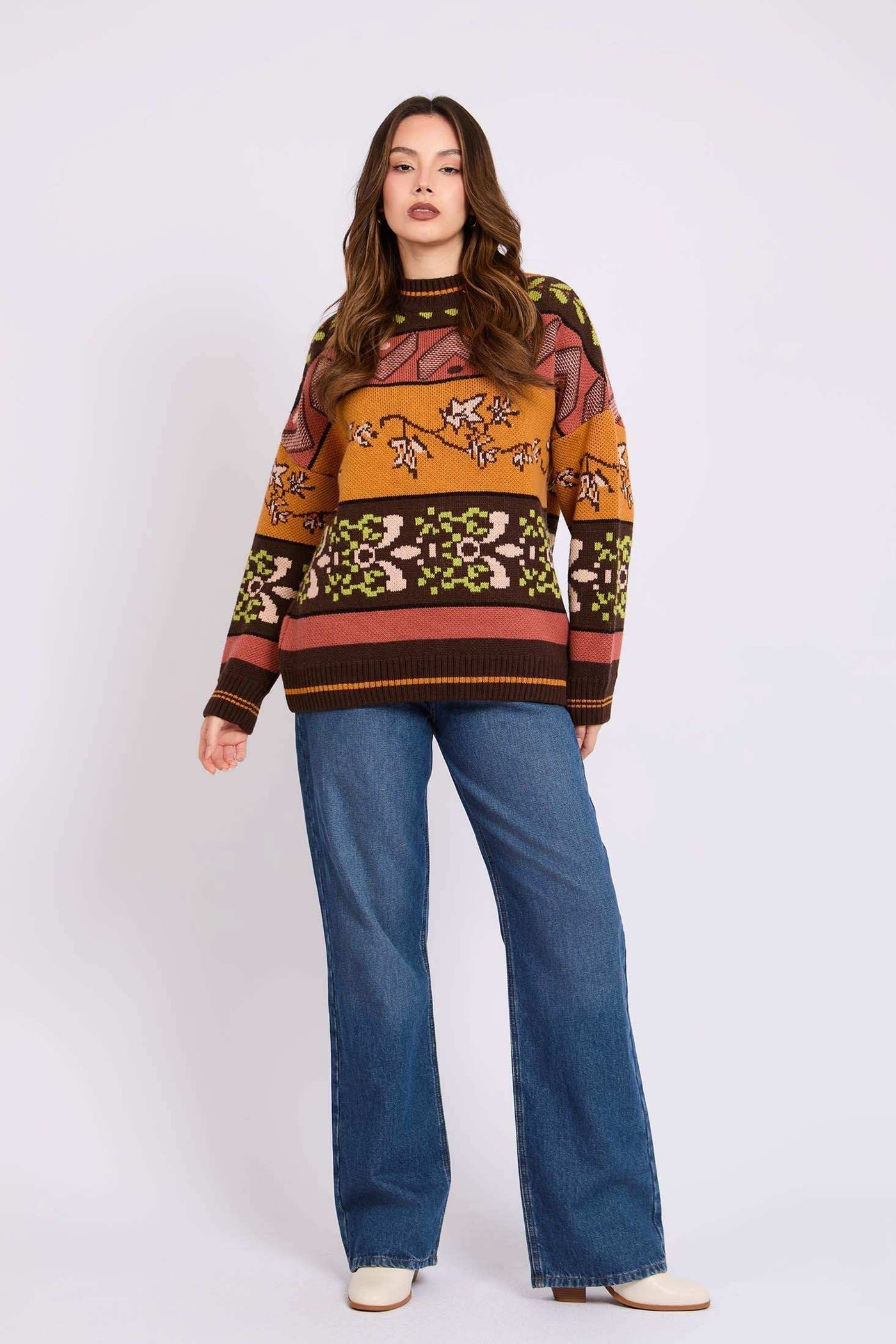 Women Regular Fit Pullover - Multicolor