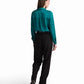 Tailored High-Waist Polyester Pants