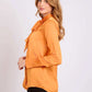 Women Regular Fit Blouse Orange