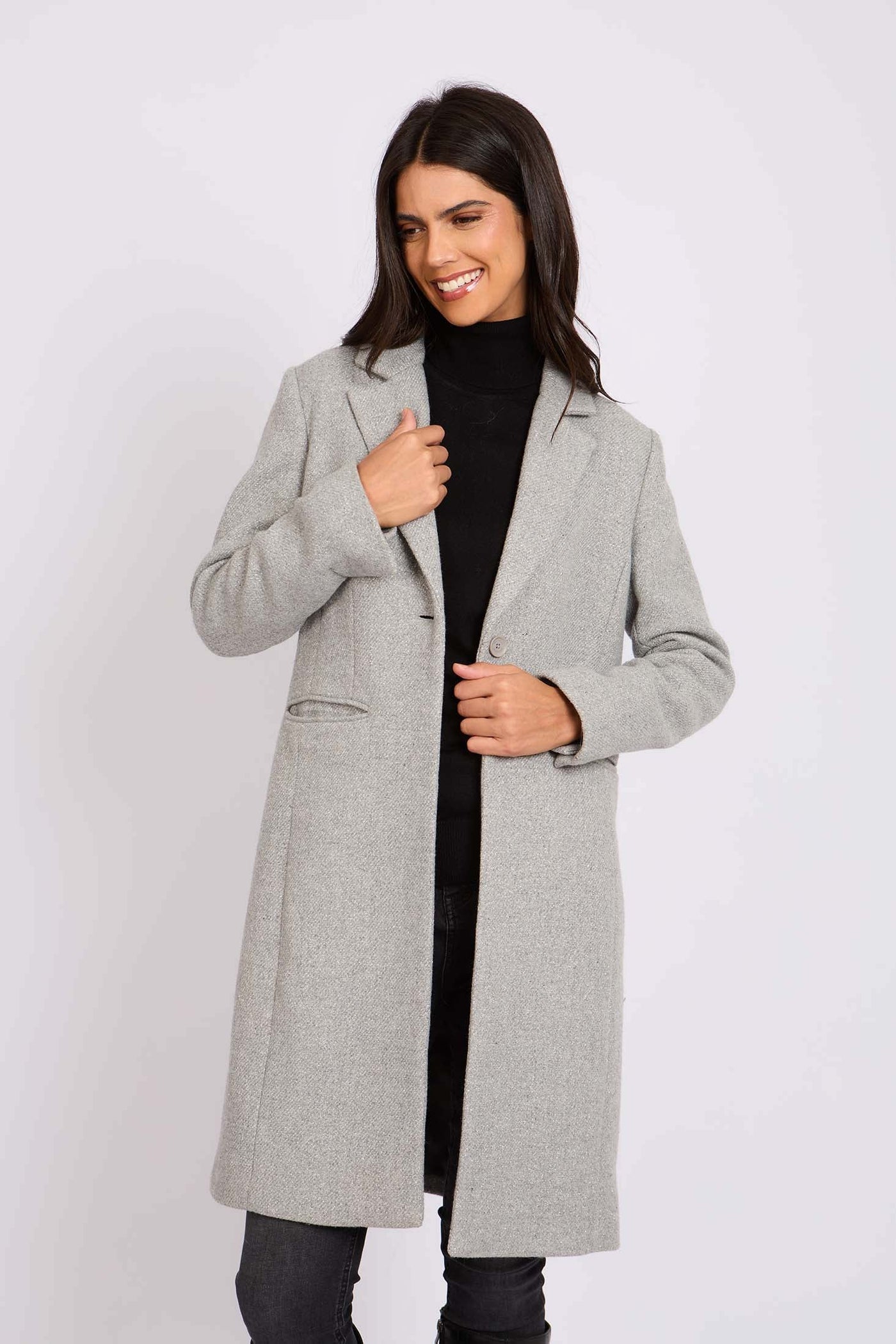 Women Lurex Coat