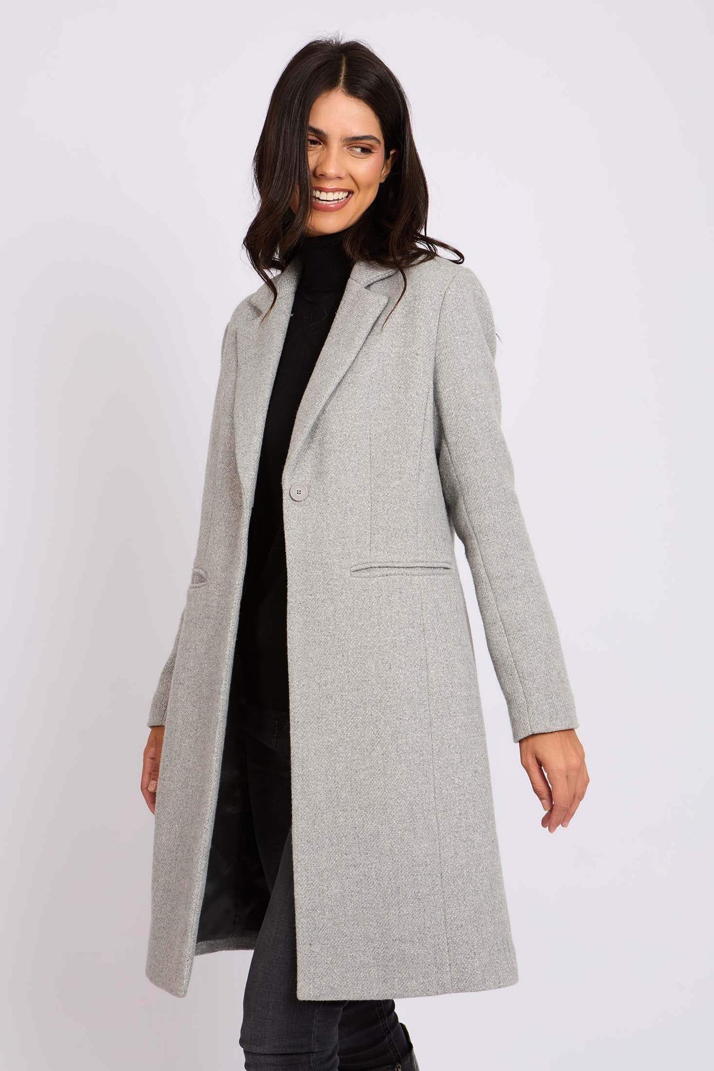 Women Lurex Coat