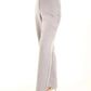 Tailored High-Waist Polyester Pants