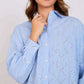 Women Regular Fit Blouse Blue