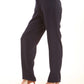 Tailored High-Waist Polyester Pants