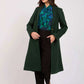 Women Regular Fit Coat Green