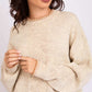 Women Regular Fit Pullover Brown