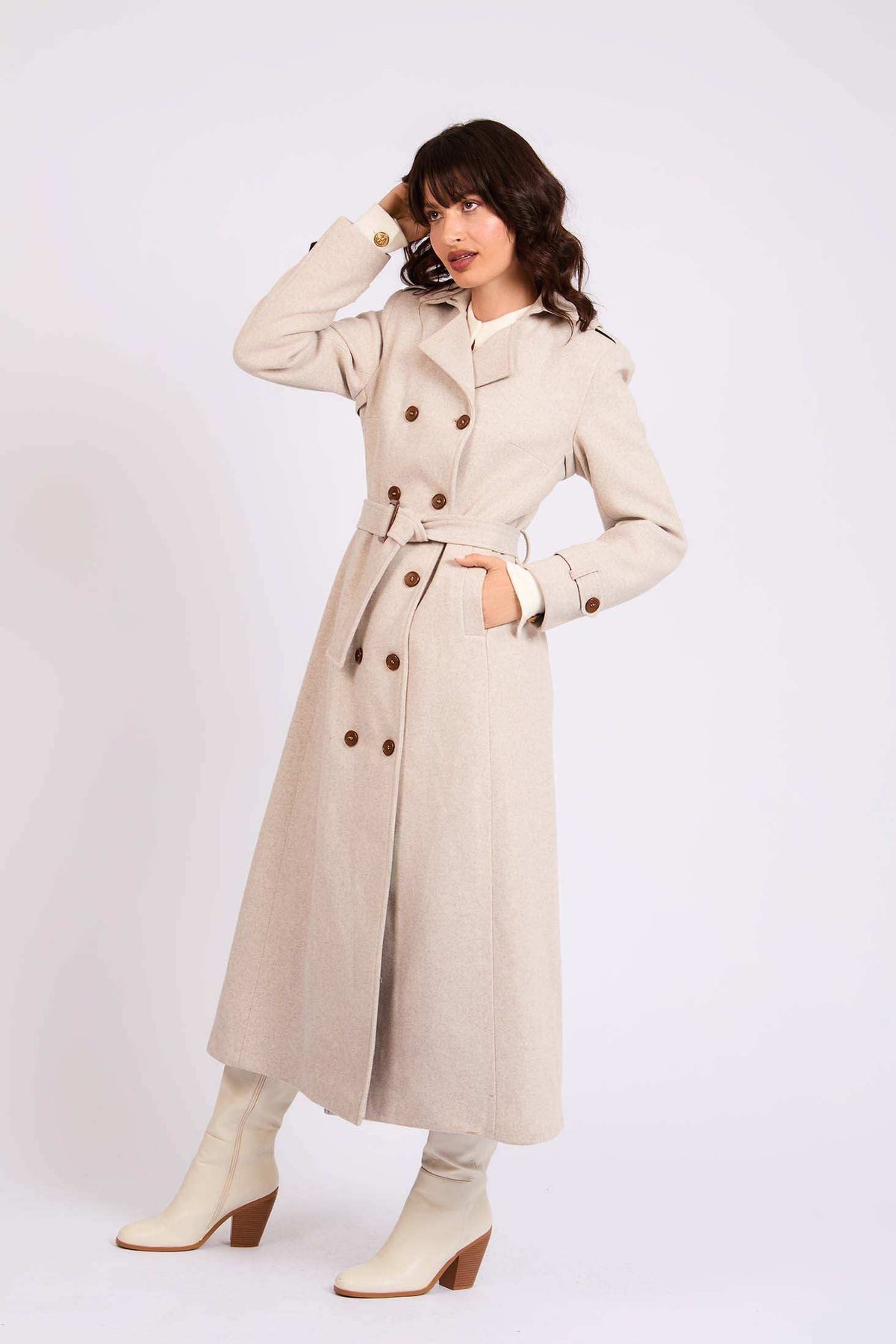 Women Regular Fit Coat Multicolor