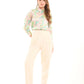 Tailored High-Waist Polyester Pants