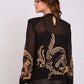 Women Regular Fit Blouse Black