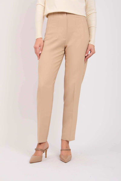 Women Regular Fit Pant - Beige