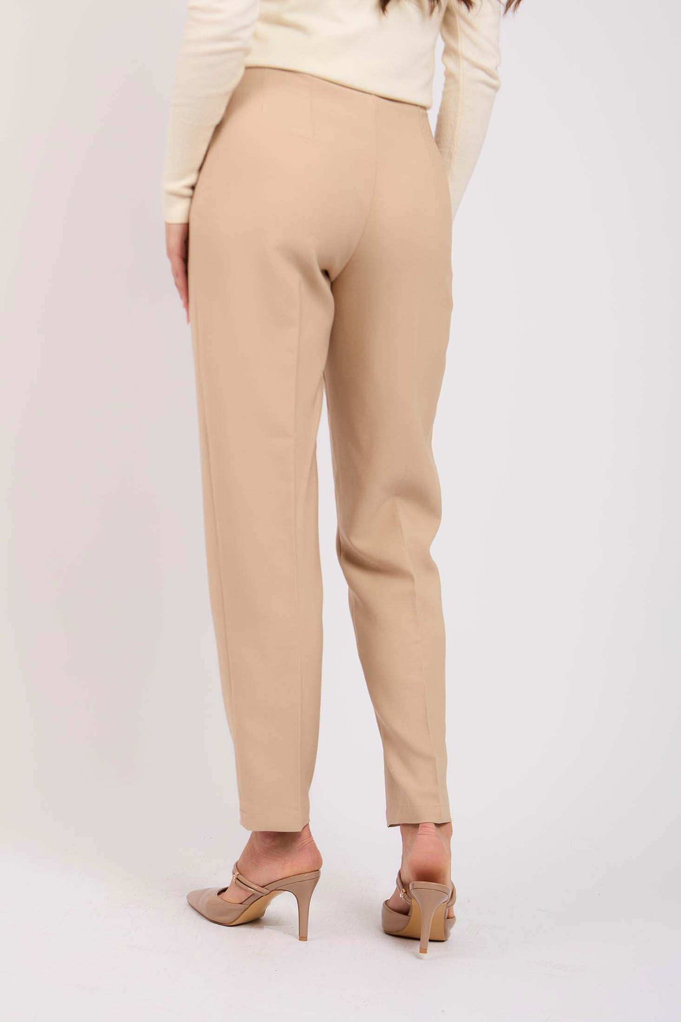 Women Regular Fit Pant - Beige