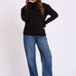 Women Regular Fit Pullover Black