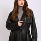 Women Regular Fit Coat Black
