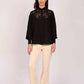 Women Regular Fit Blouse Black