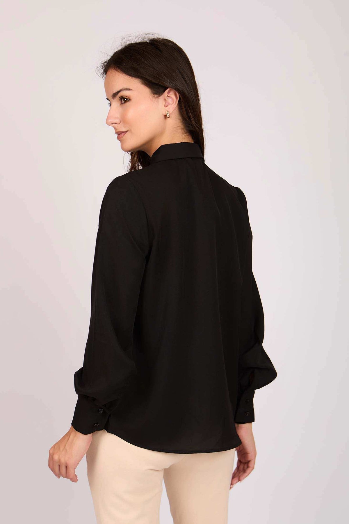Women Regular Fit Blouse Black