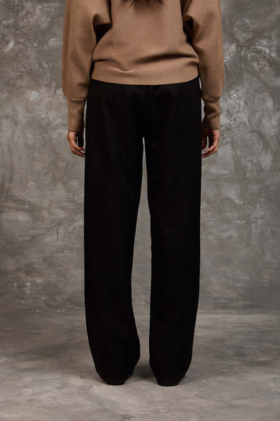 Women Regular Fit Pant - Black