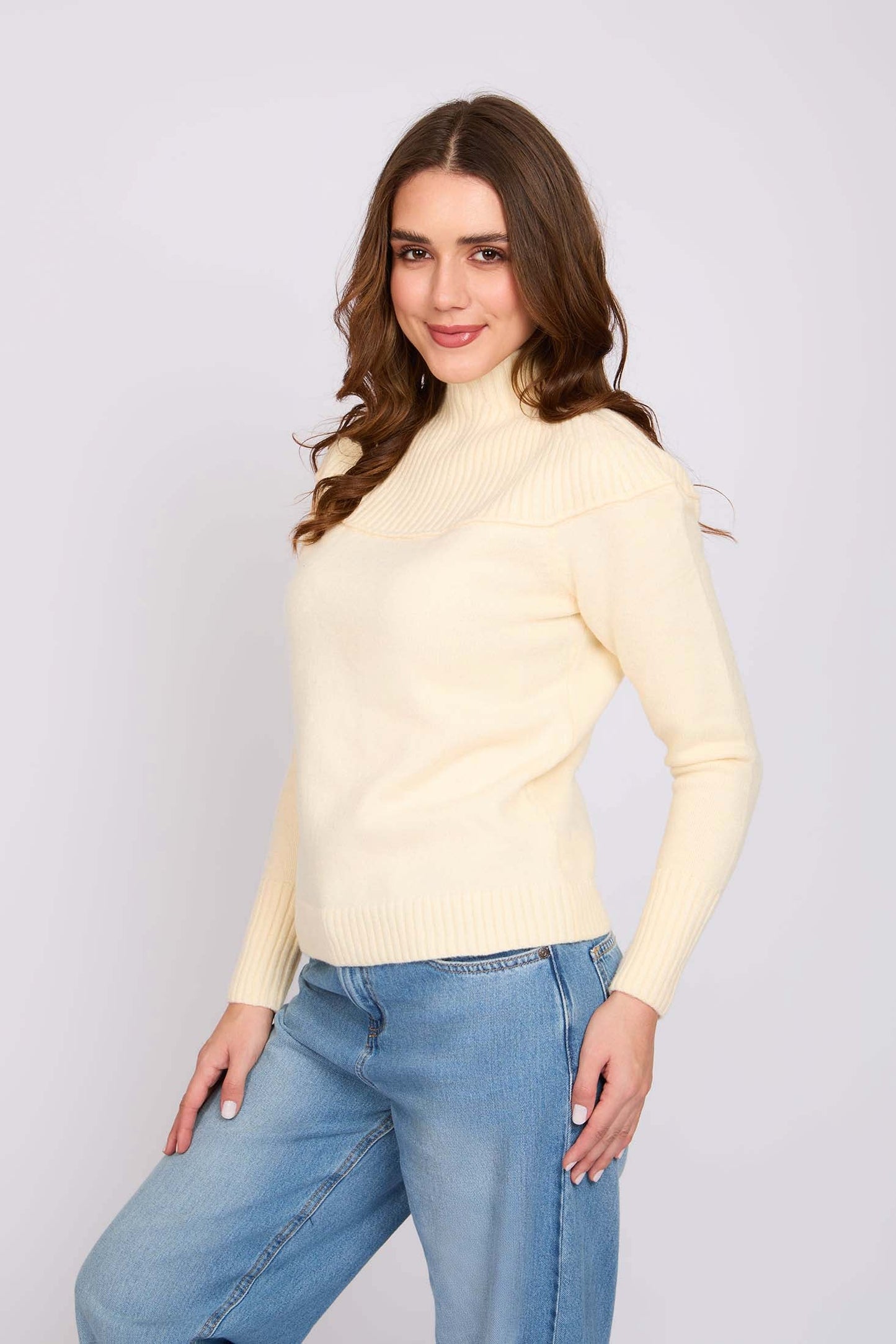 بلوفر أسود نسائي عادي