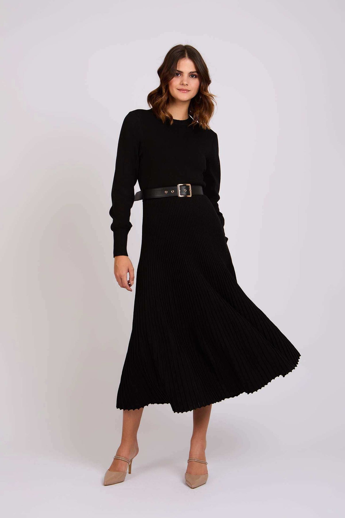 Women Regular Fit Dress Black