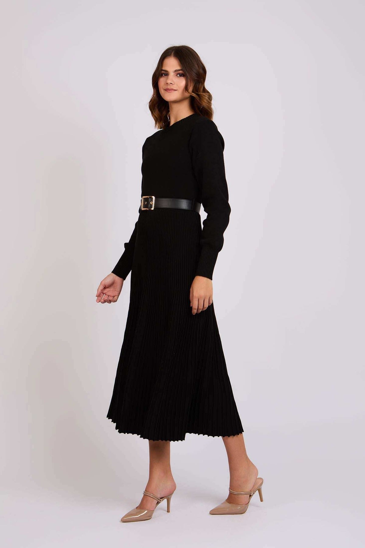 Women Regular Fit Dress Black
