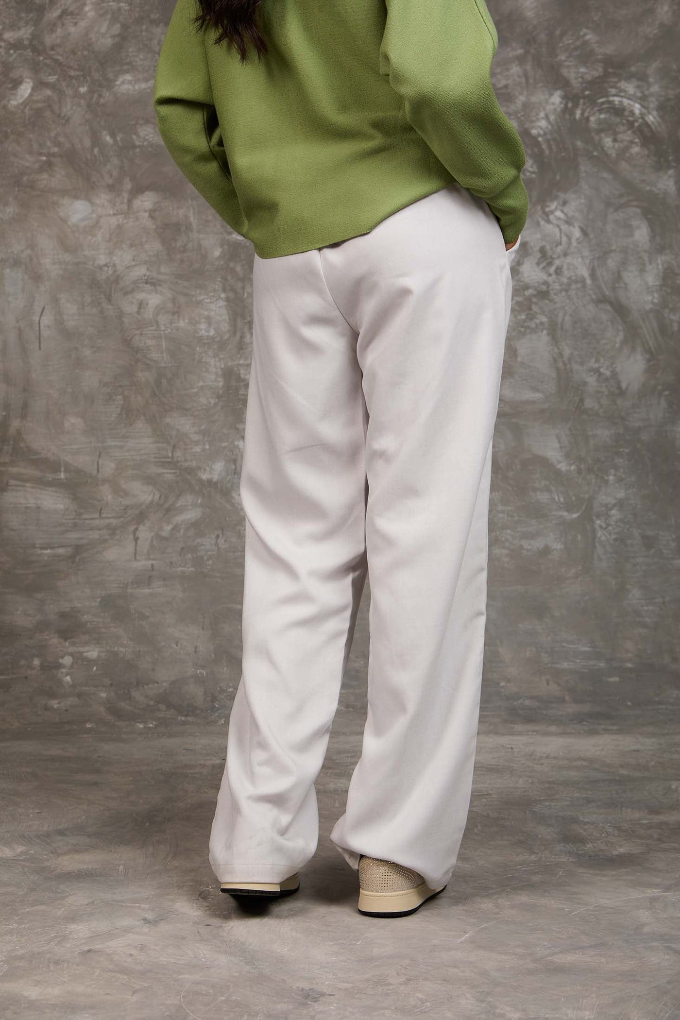 Women Regular Fit Pant - White