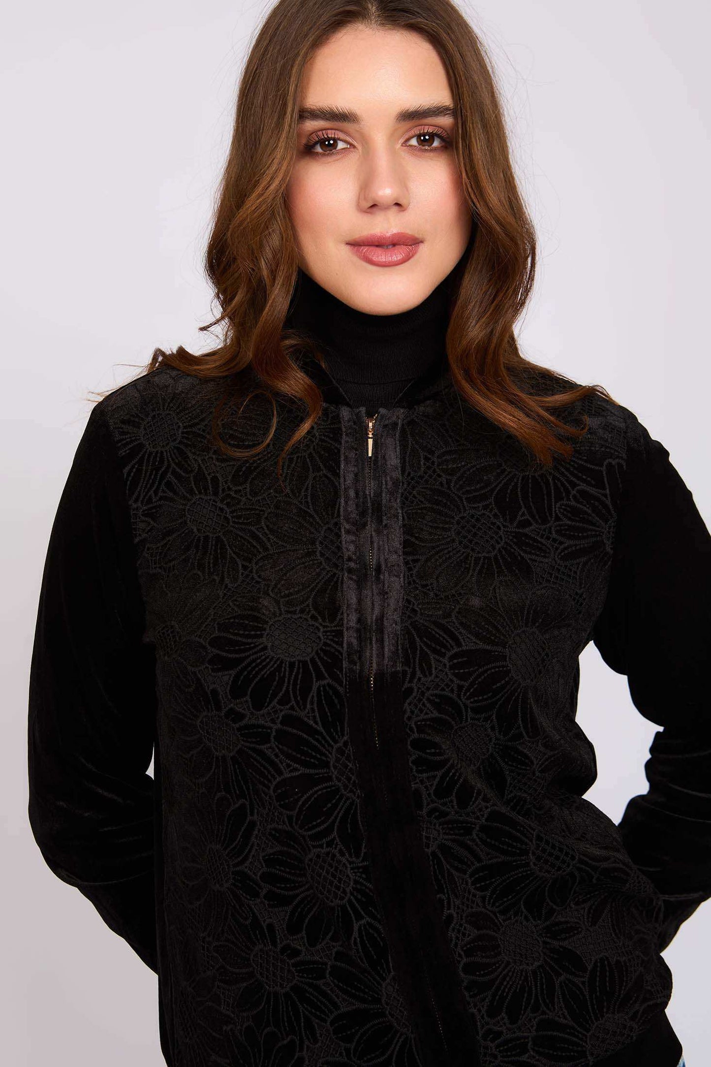 Women Regular Fit Jacket Black