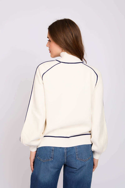 Women Regular Fit Pullover - Sugar Off White