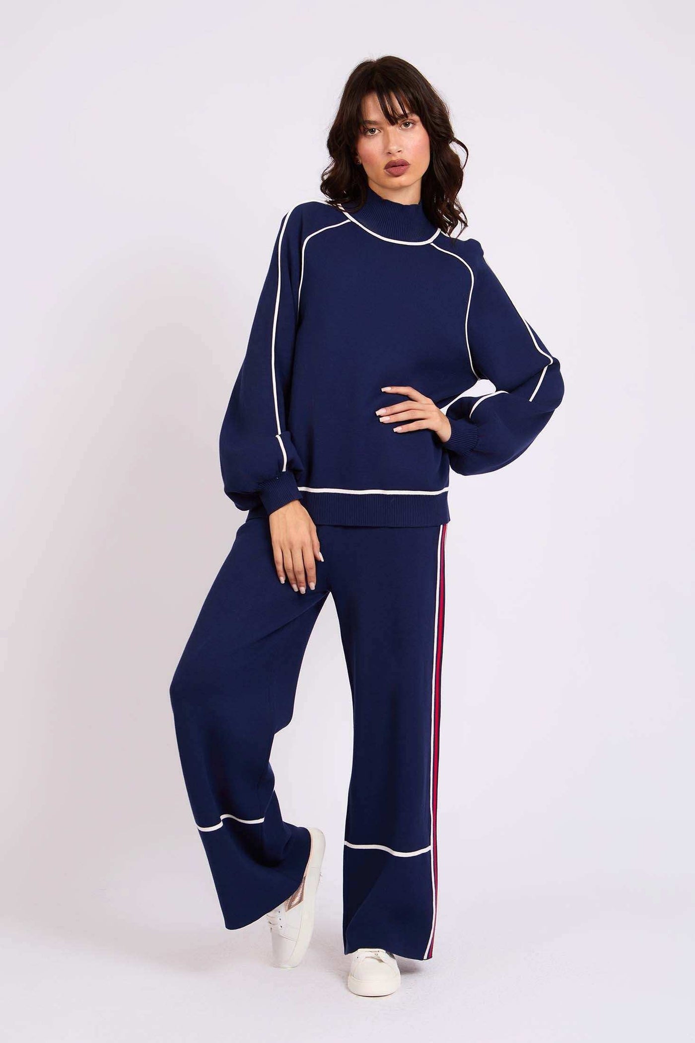 Women Regular Fit Pullover - Blue