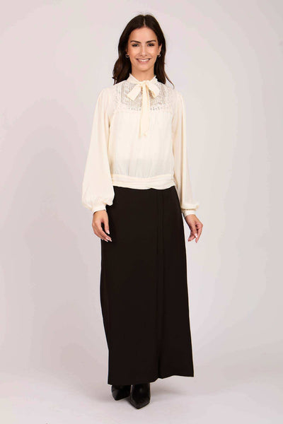 Women Regular Fit Blouse - Sugar Off White