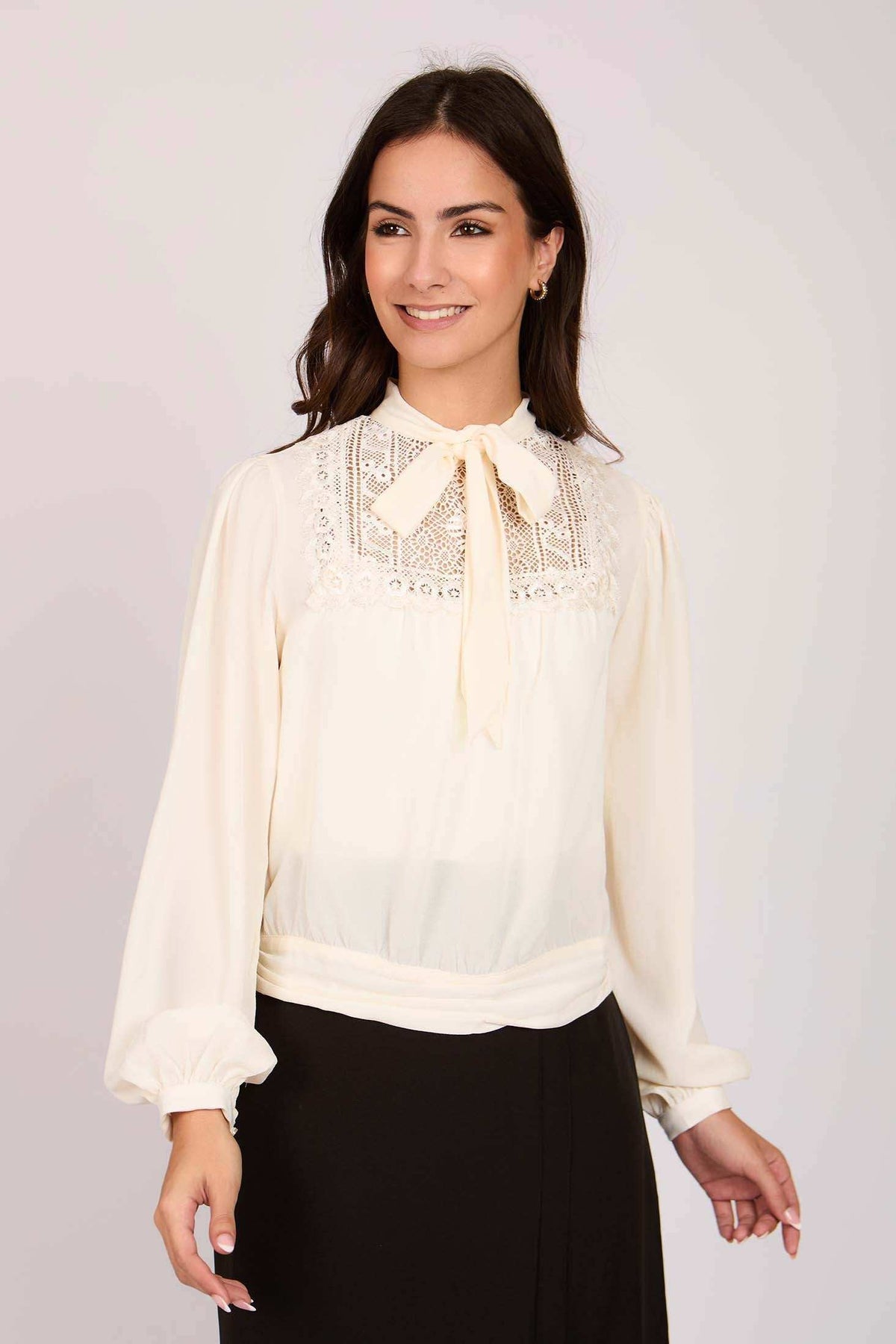 Women Regular Fit Blouse Black