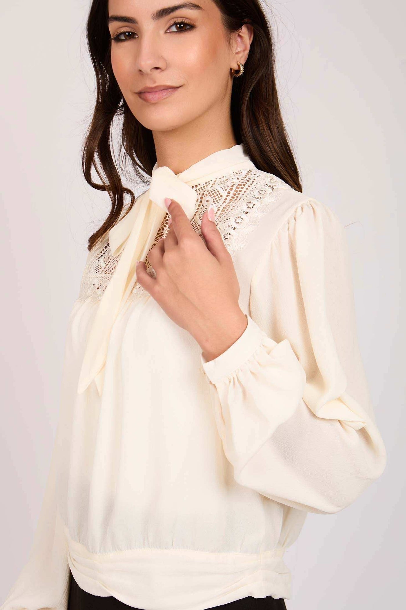 Women Regular Fit Blouse - Sugar Off White