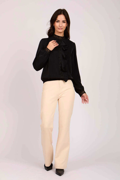 Women Regular Fit Blouse Black