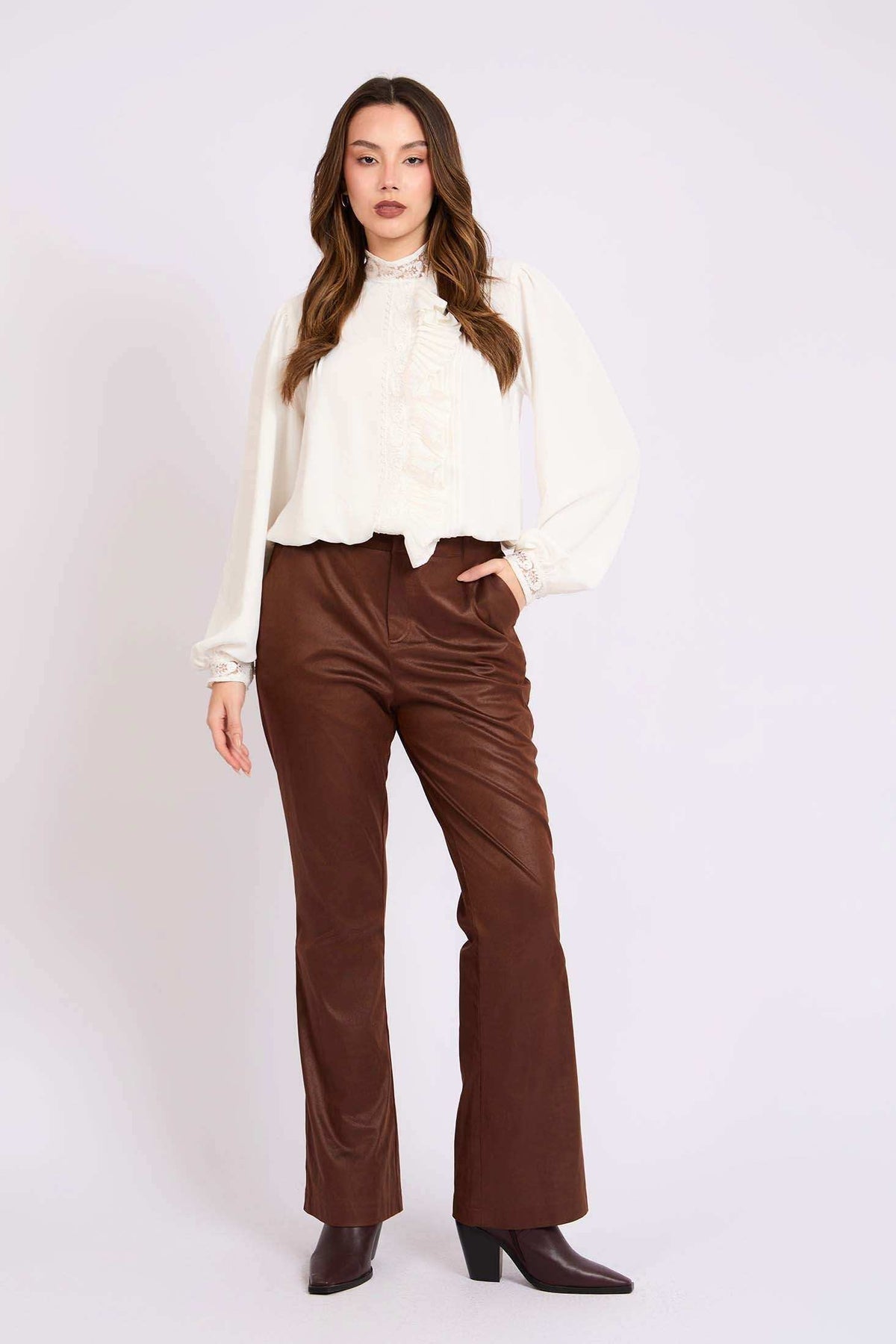 Women Regular Fit Blouse Black