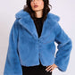 Women Regular Fit Jacket Blue