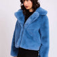 Women Regular Fit Jacket Blue