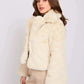 Women Regular Fit Jacket Off White