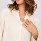 Women Regular Fit Blouse Sugar Off White