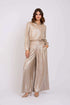 Women Regular Fit Pants Gold