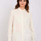 Women Regular Fit Blouse Sugar Off White